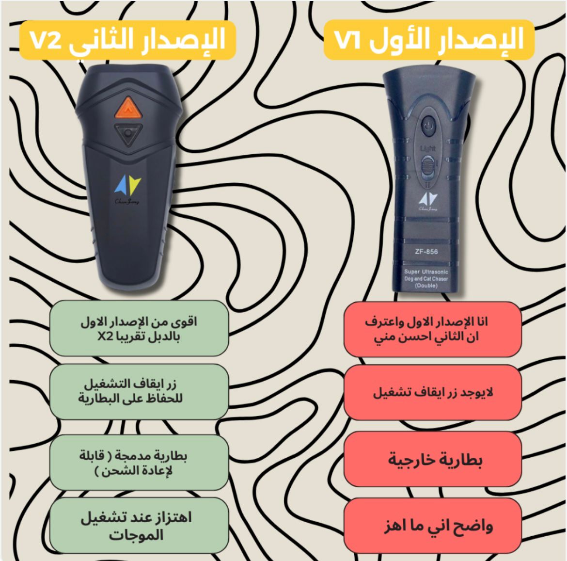 طارد الكلاب والقطط بالموجات الصوتية - JawdaTop