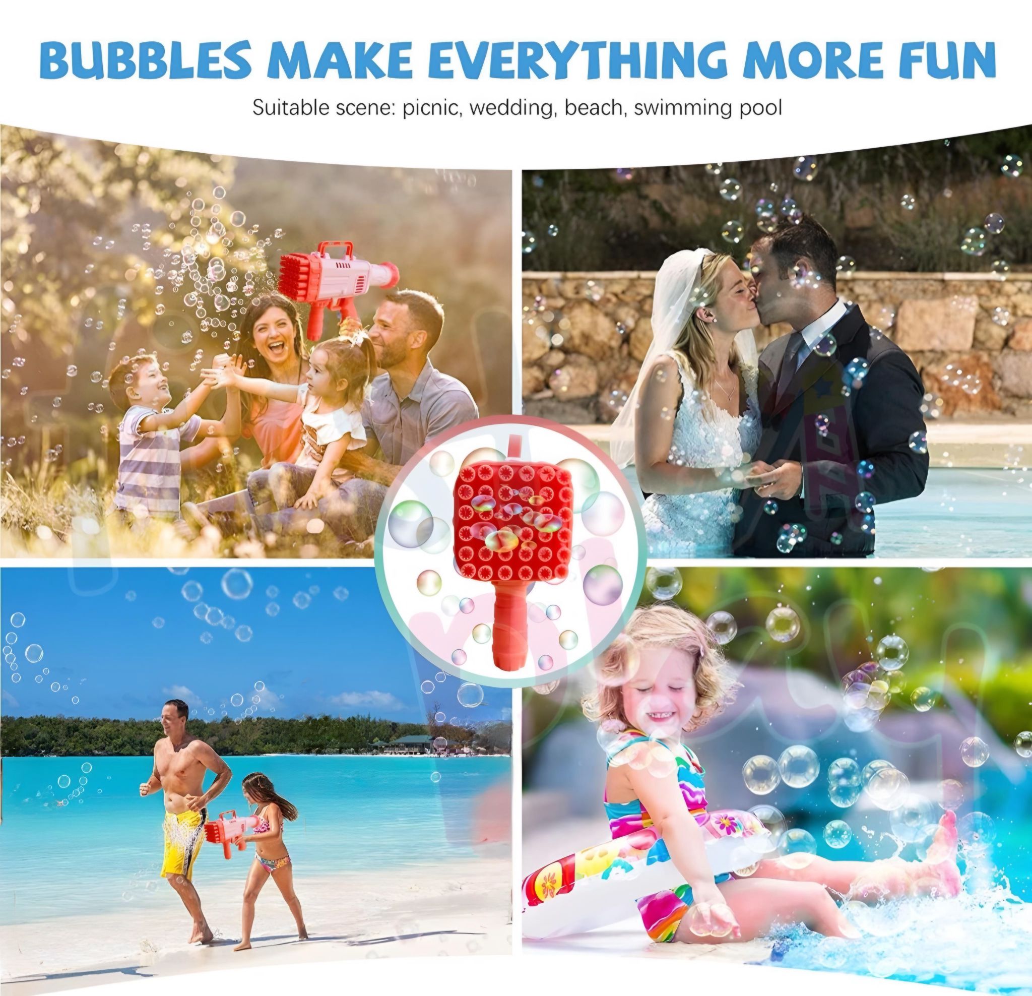 Electric Bubble Gun