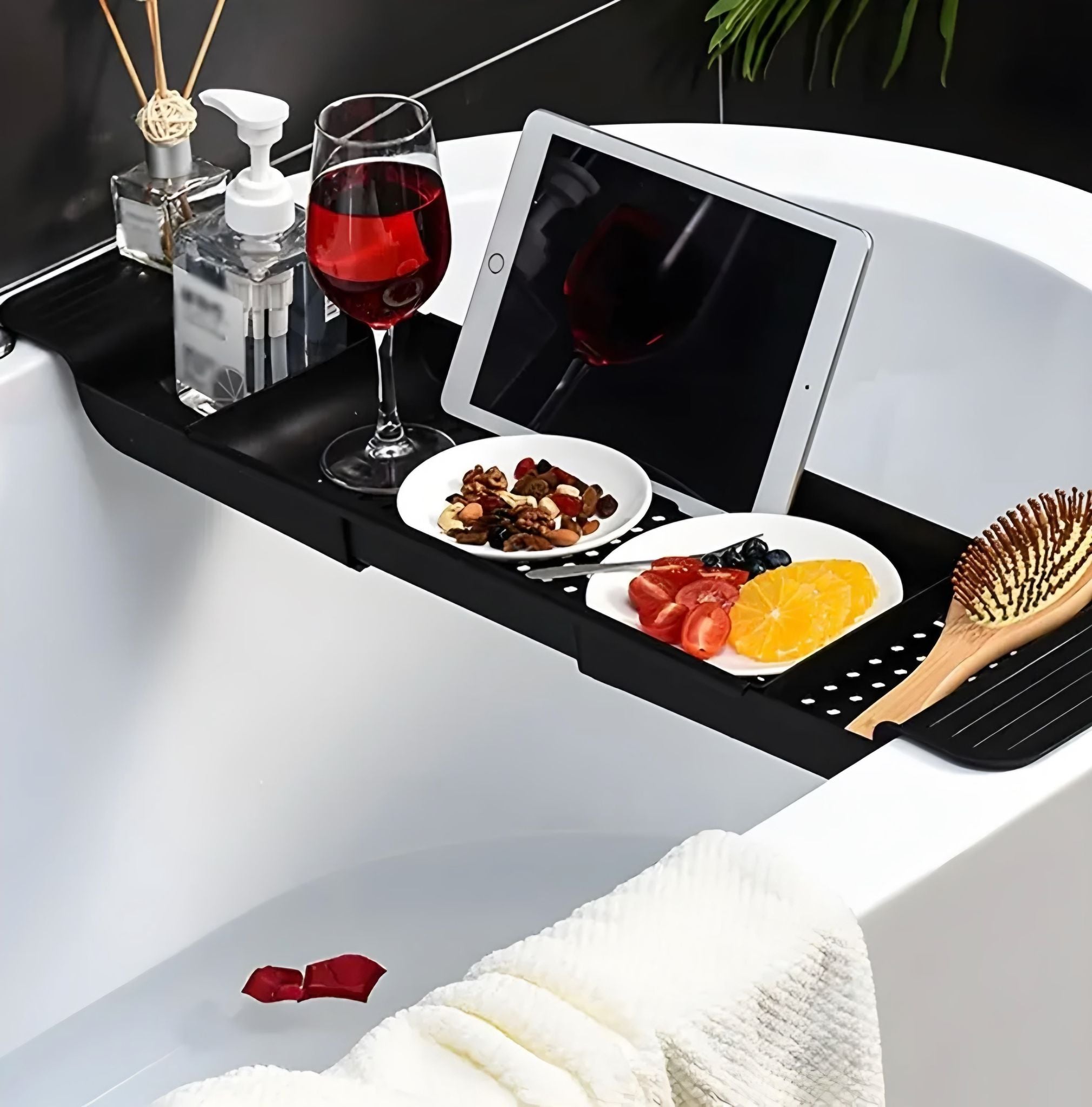 Retractable Bathtub Tray